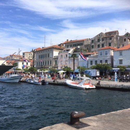 Der Hafen von Sibenik Der Hafen von Sibenik